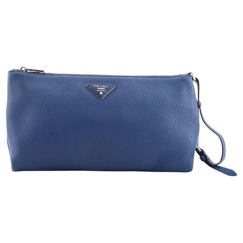 prada clutch blu|prada leather clutches.